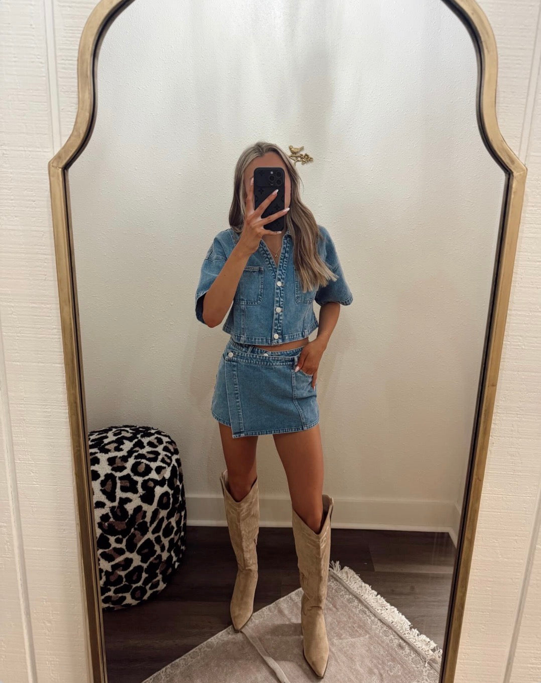 Denim Rodeo Babe Set (Sold as Set)