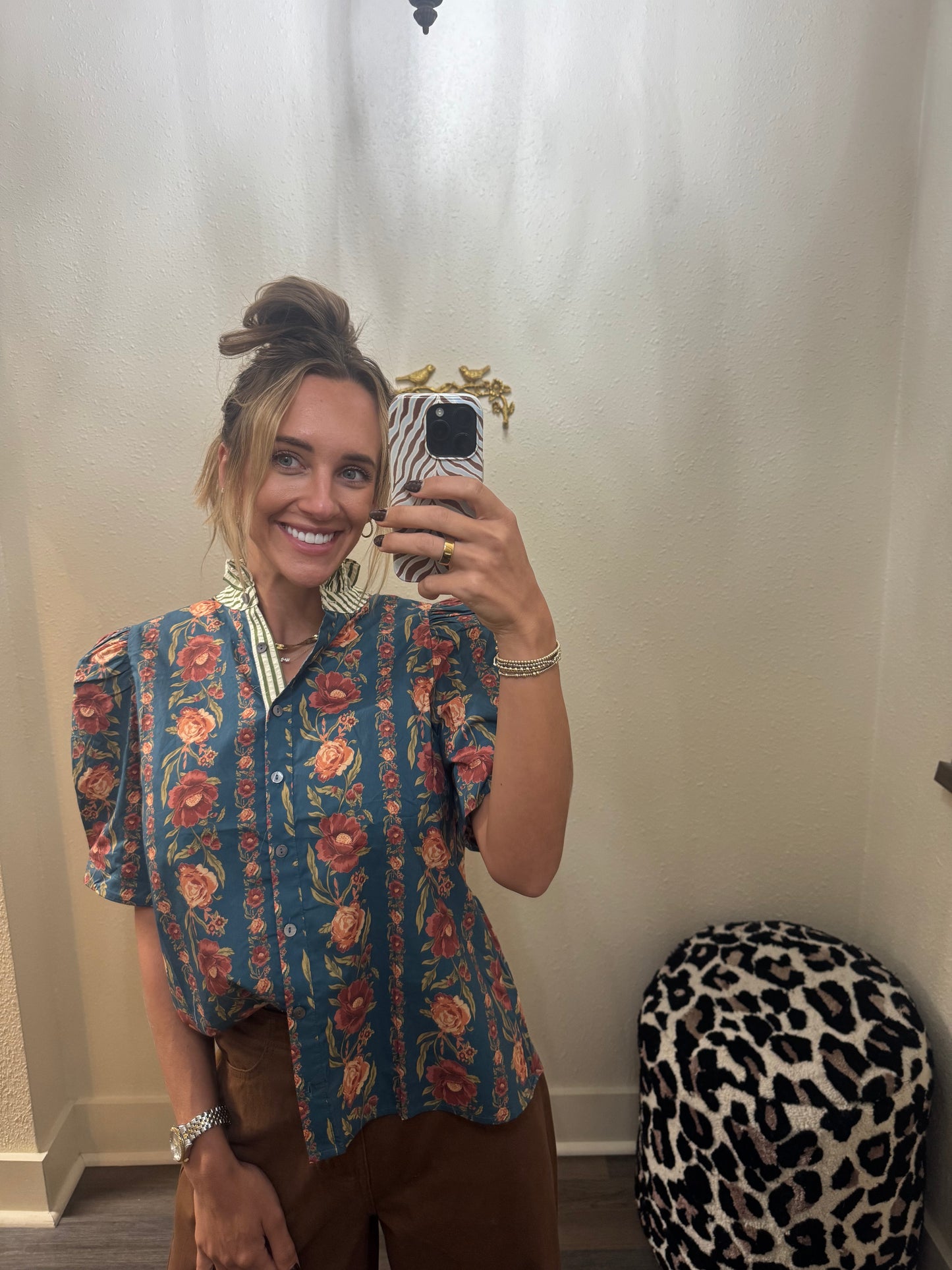 Uptown Chic Blouse Top