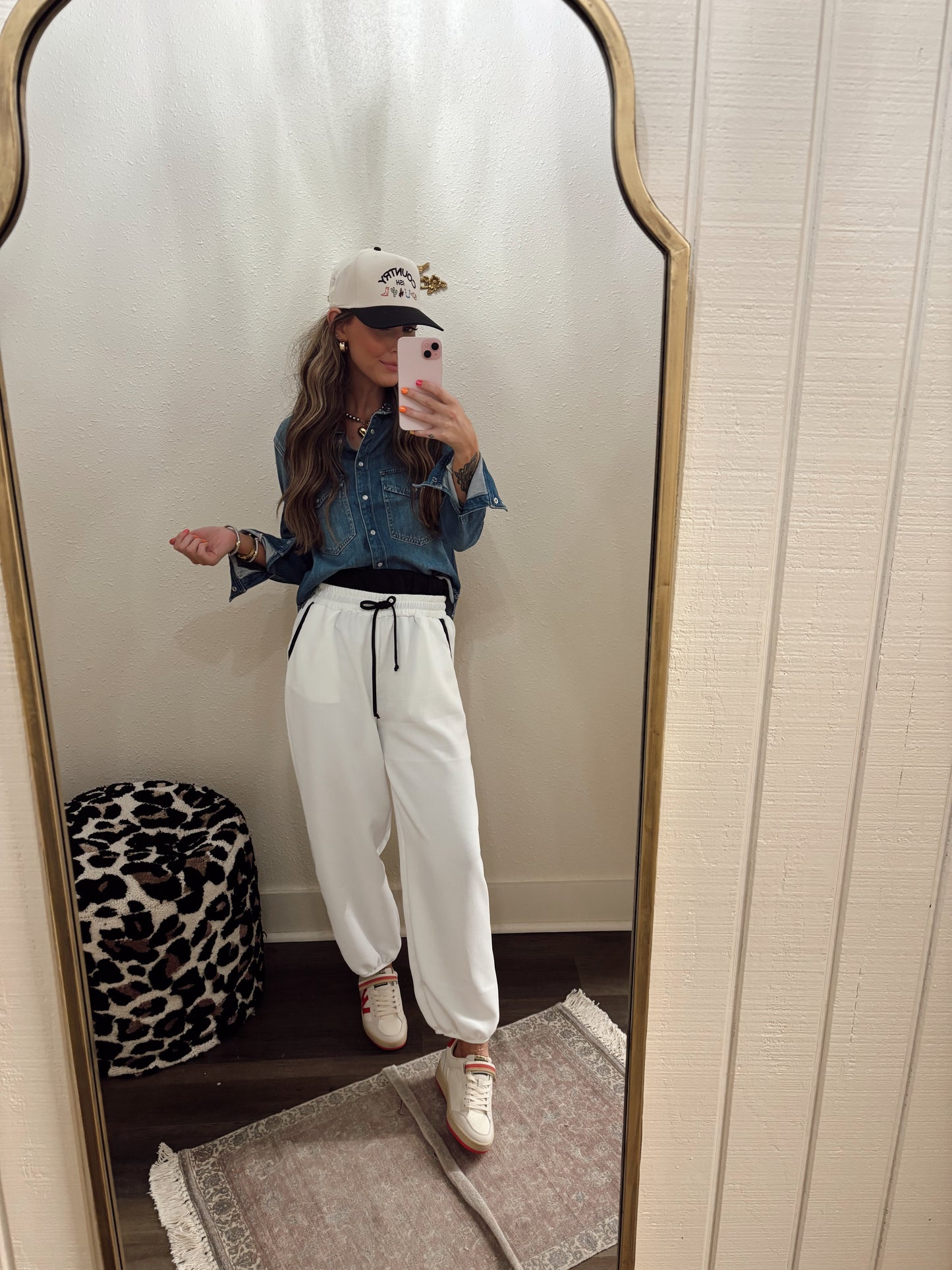 Denim Pearl Snap Shirt