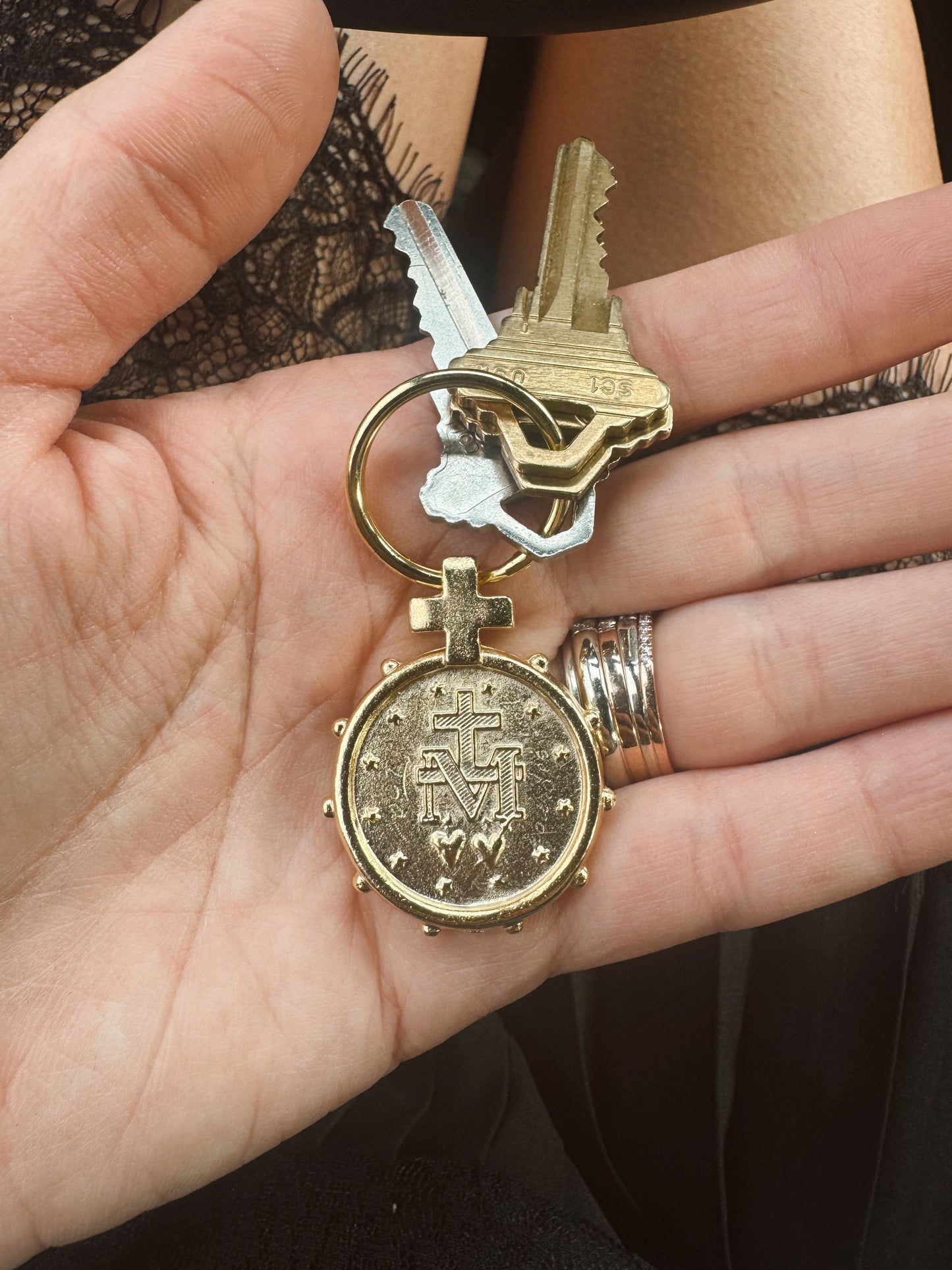 Virgin Mary Keychain