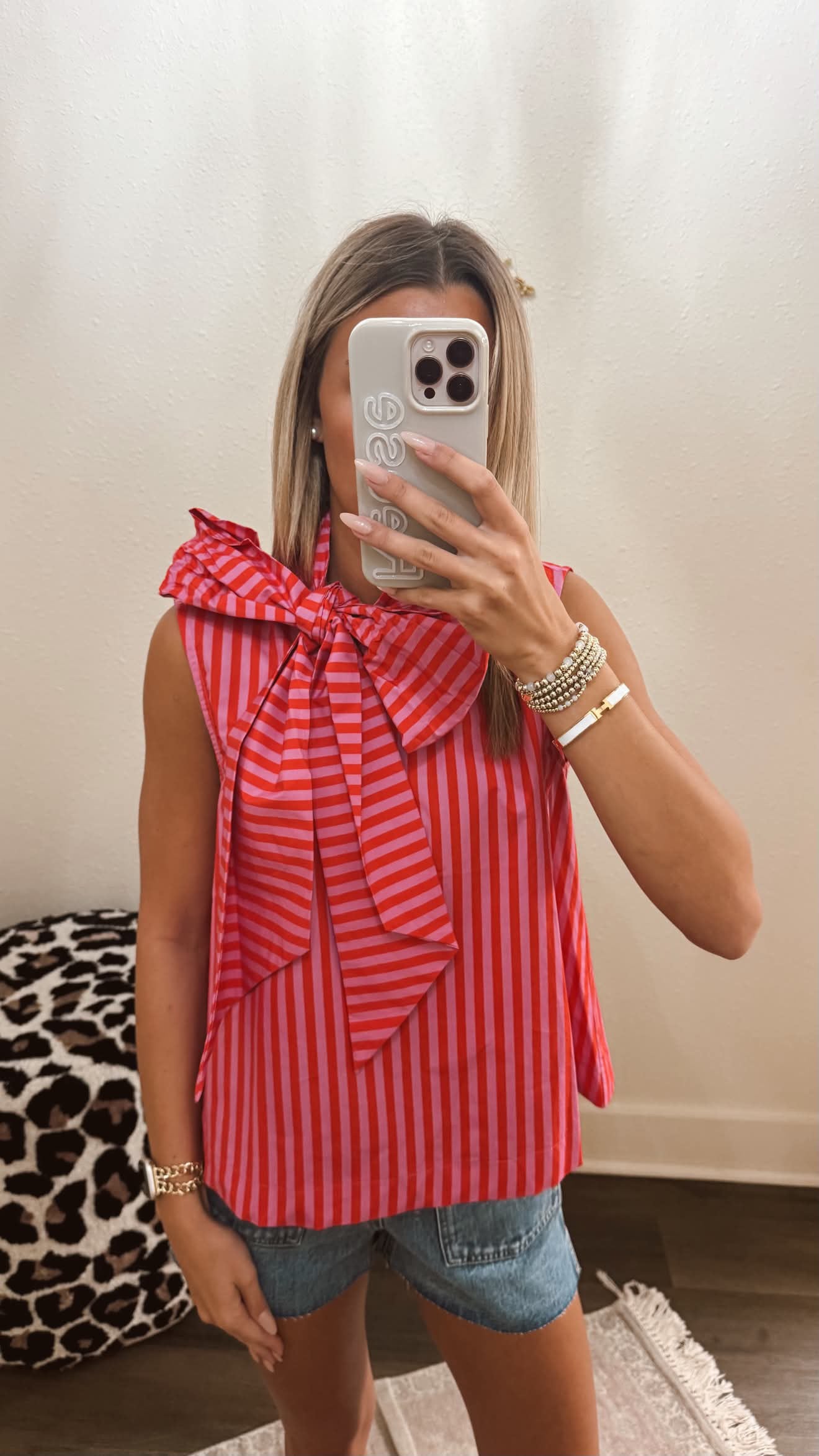 Rose Stripe Top