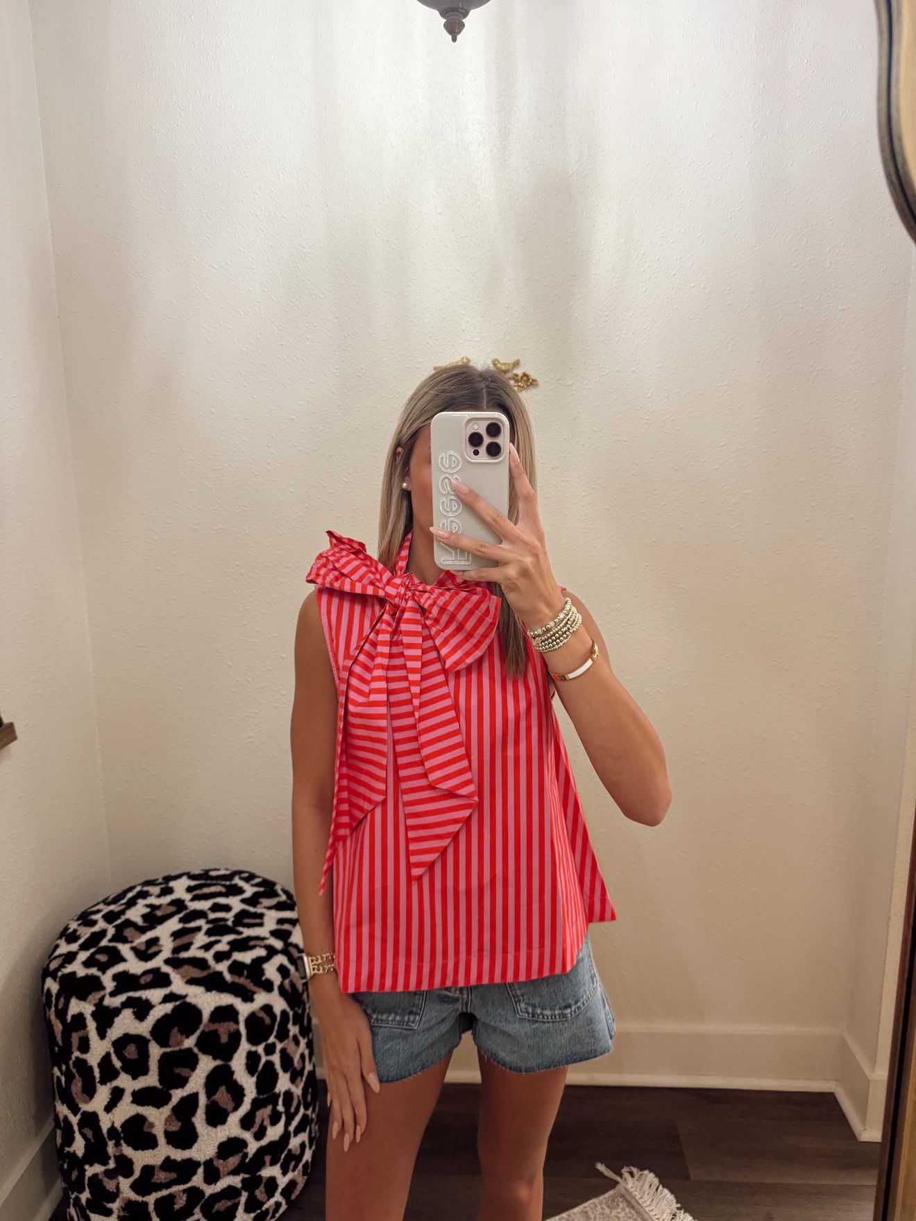 Rose Stripe Top