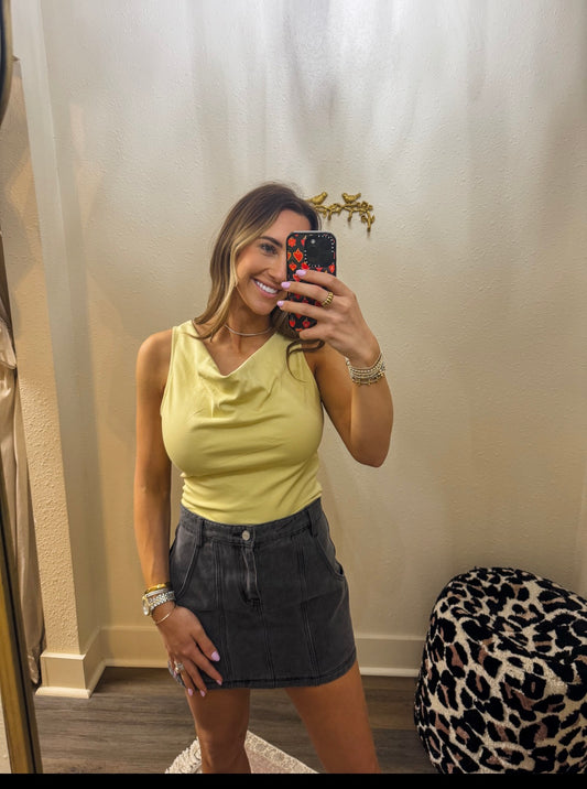 Muted Lemon Drop Tank