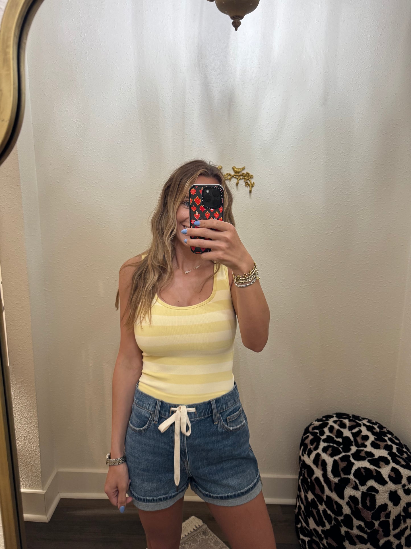 Butter Stripe Tank