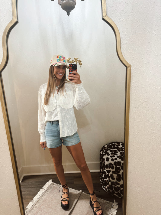 Sunday Eyelet Blouse