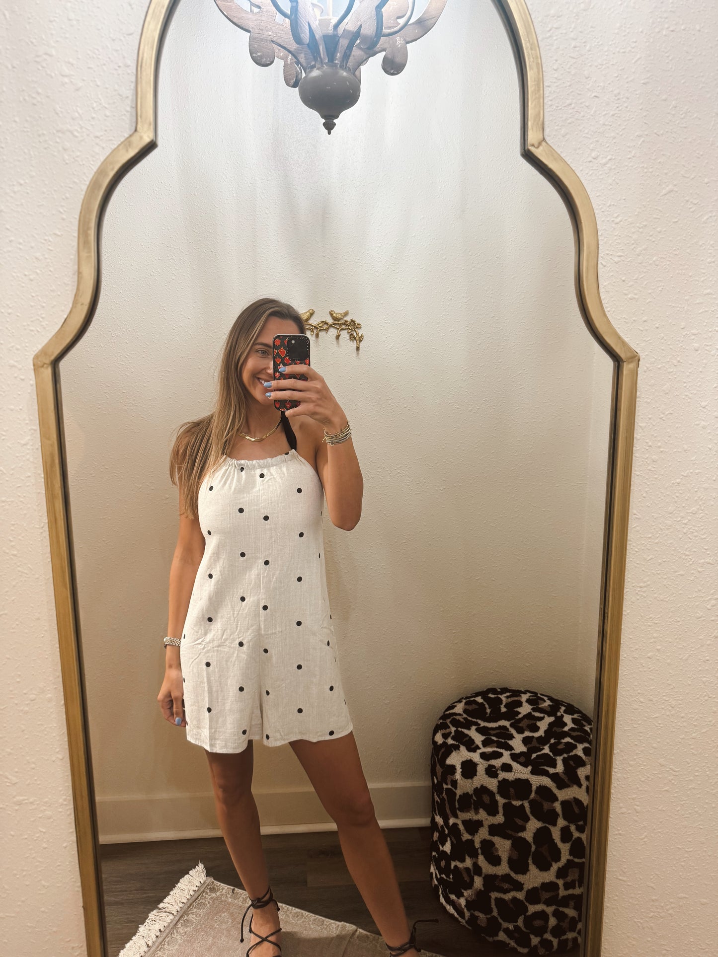 Dot The Occasion Romper