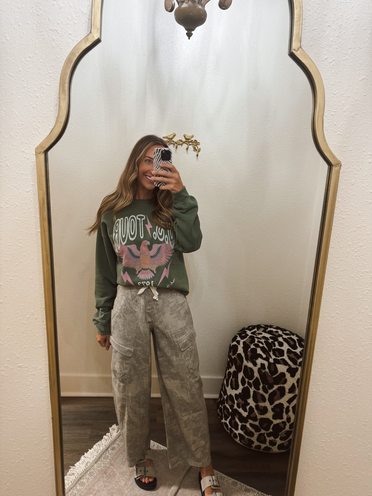 Brushed Denim Cargos