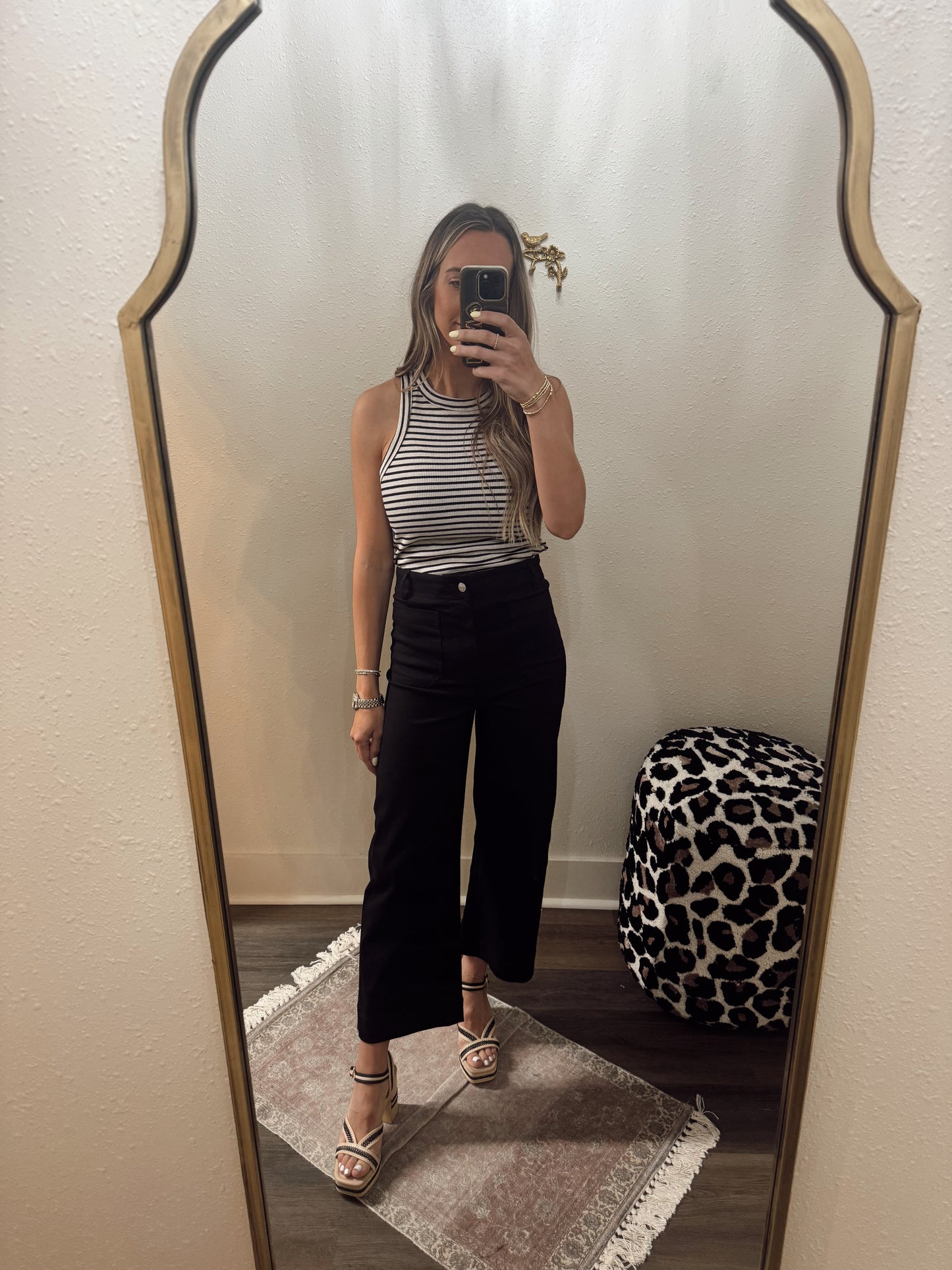 Stripe Sleeveless Tank