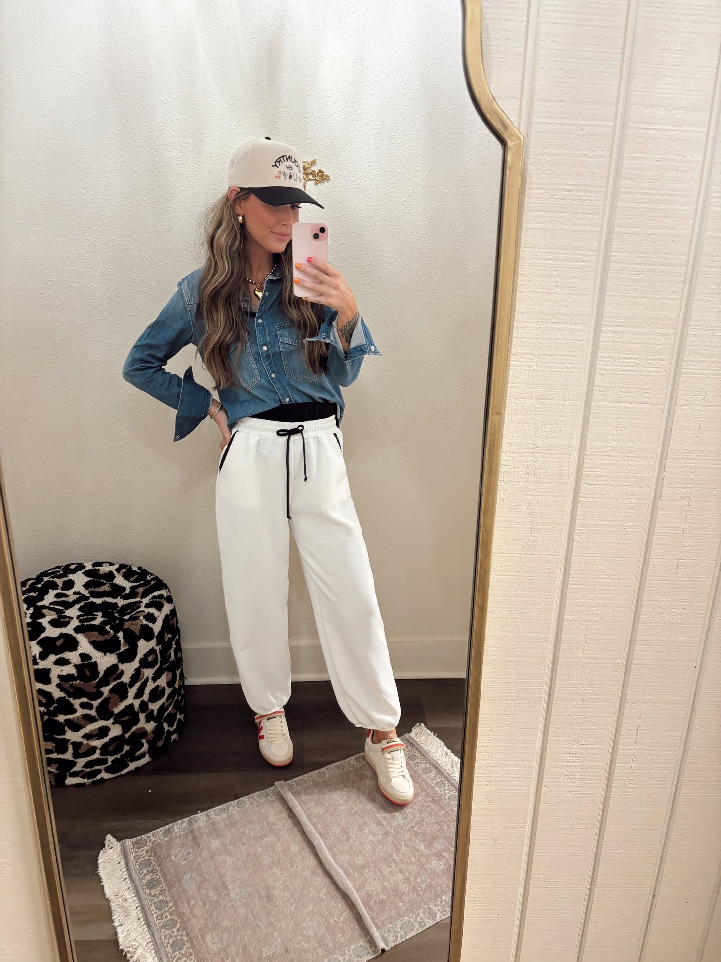 Denim Pearl Snap Shirt