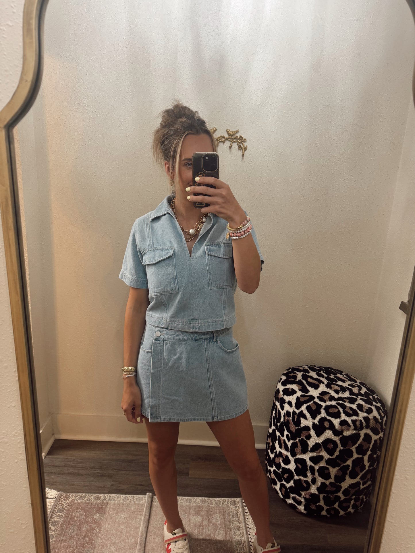 Blue Jean Baby Denim Set