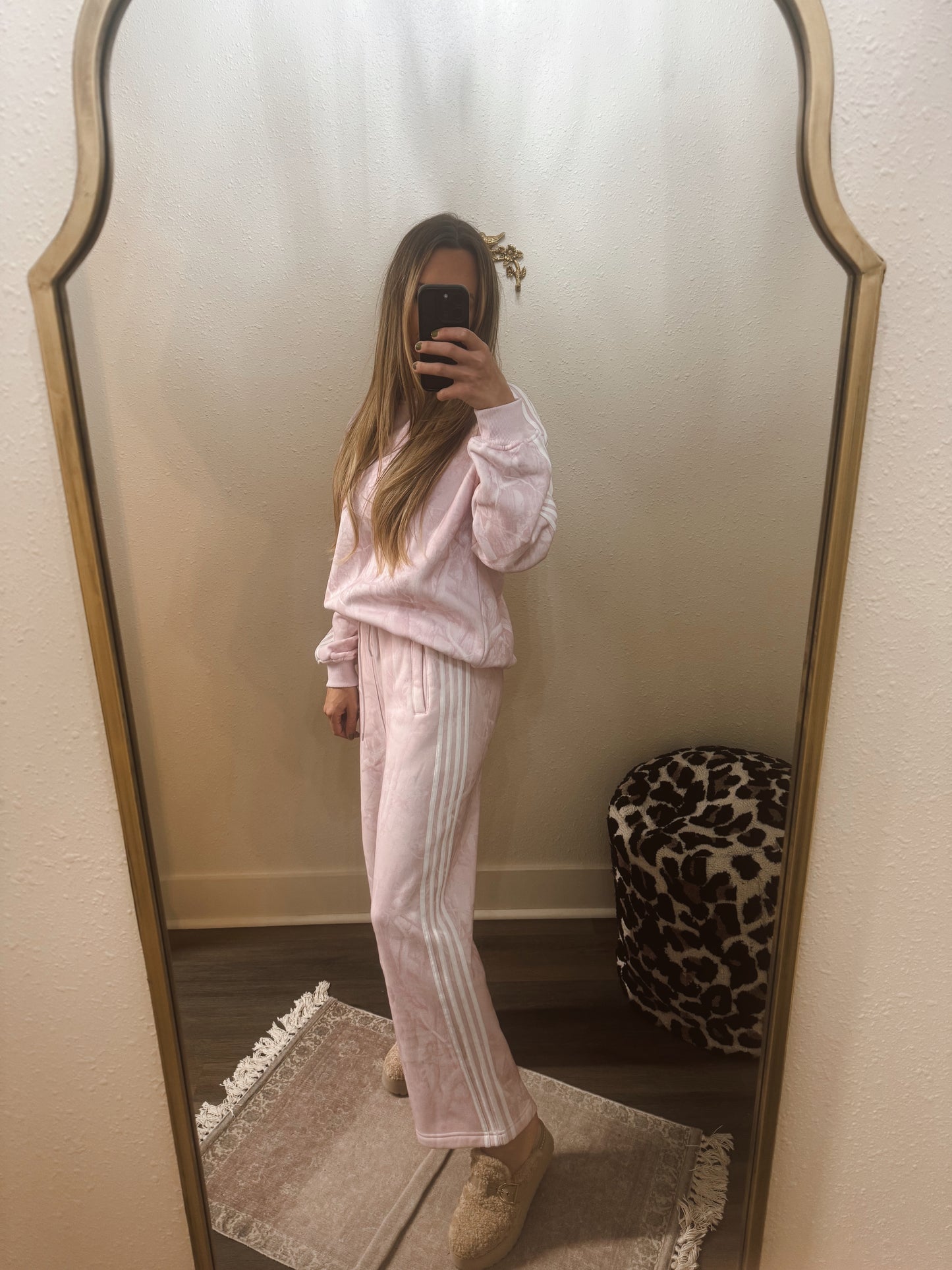 Pink Camo Sports Sweat Set