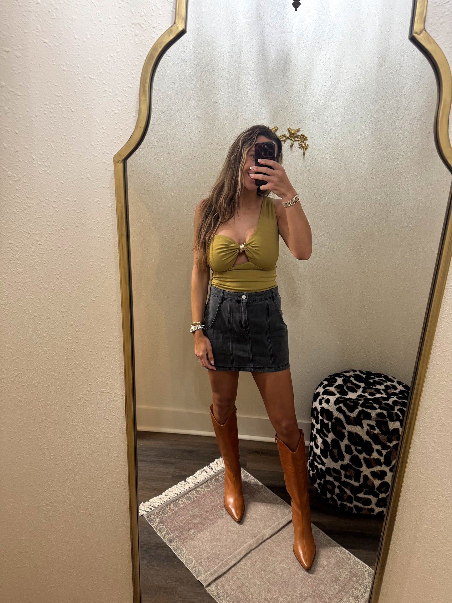 Olive Goldlock Top
